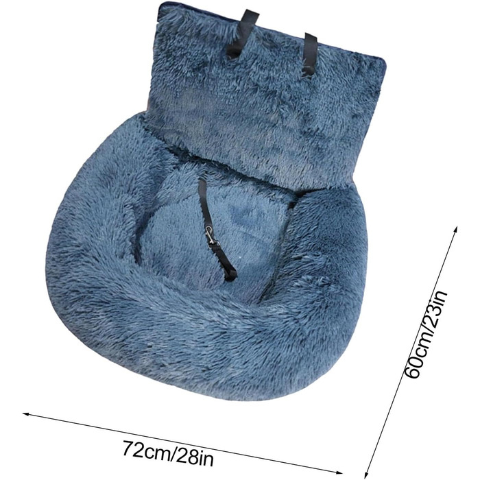 Автоматизований лежак для собак Autoitz | Знімний, безпечний лежак для собак з підігрівом | Підходить для автомобіля та дому (різні кольори, M)