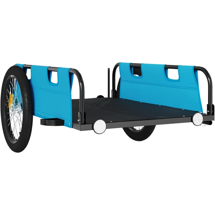 Причіп для велосипеда ARKEM, блакитний, з тканини Oxford та сталевим з'єднувачем