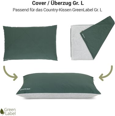 М'яке ліжко для собак великих порід Doctor Bark GreenLabel - зелене, легко миється, зручне, для комфортного сну