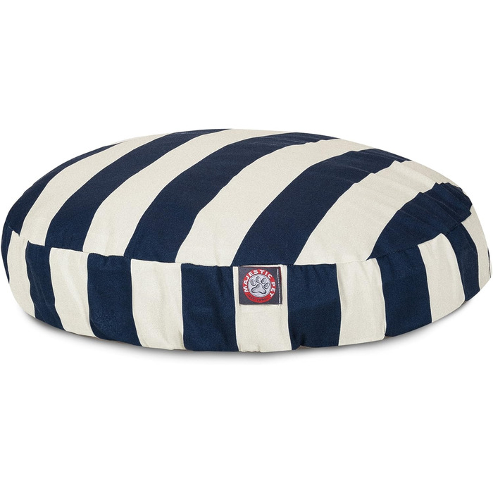 Кругле лежанка для собак Majestic Pet Products, Marineblau, Small, для дому та вулиці, знімний, washable