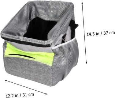 Фаркоп для велосипеда FRCOLOR для тварин: дихаюча, складана переноска з ручкою для зручної установки. Підходить для собак та котів