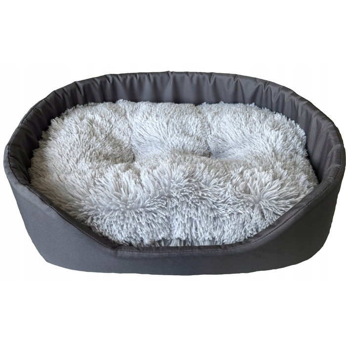 Лежак для собак Extrasen, сірий, 70 x 55 см
