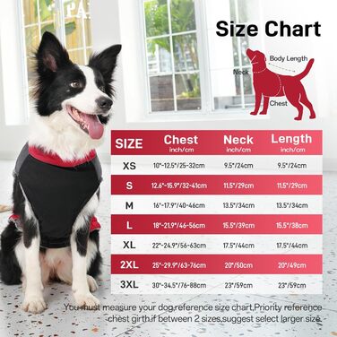 Теплий флісовий одяг для собак JoyDaog, D-кільця, водонепроникна куртка для цуценят на зиму, червоний, розмір S (1 шт.)