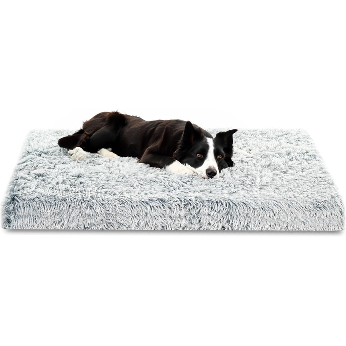 Ліжко для собак Amazinggirl: м'яке, миється, 100 x 60 см (Сірий)