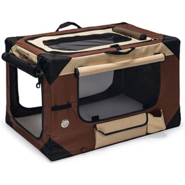 Пластиковий контейнер для тварин Karlie Smart Top De Luxe, 91×61×58 см, бежево-коричневий