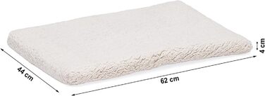 Крісло-гніздо для собак Beeztees Ito, ортопедичне, сірого кольору, 62x44x4 см