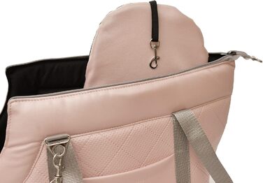 Сумка-переноска для собак та котів Boutique Zoo - рожева (штучна шкіра), до 5 кг