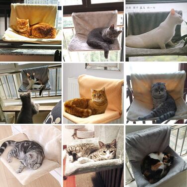 Кішечкове ліжко-грілка з металевим каркасом, миється, для котів та собак до 5 кг, бежеве