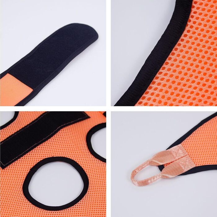 Серветка для догляду за лапами собак - гамак для стрижки нігтів, допомога у догляді за кігтями, система фіксації для спа-процедур | Колір: помаранчевий