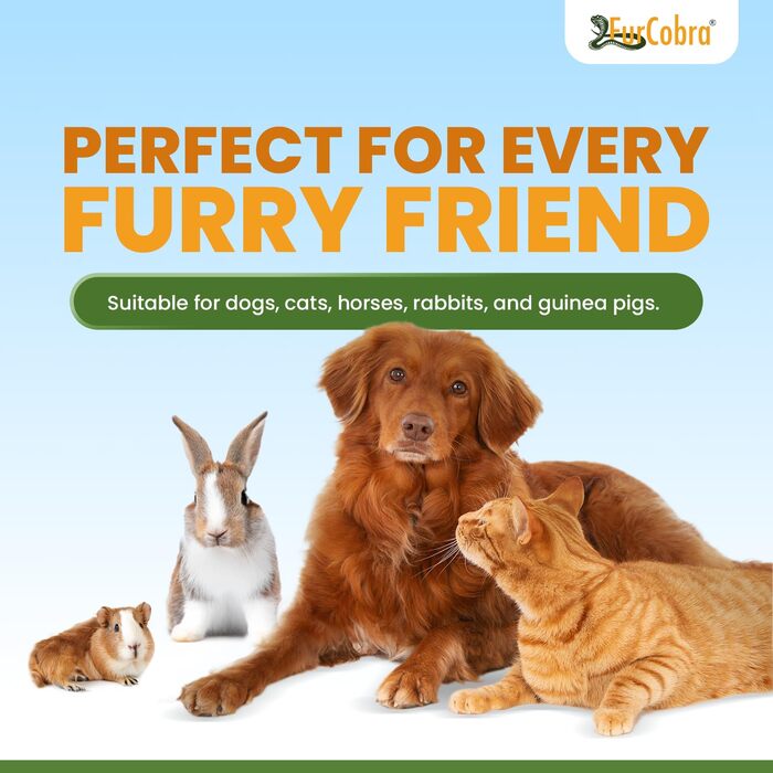 Щітка для грумінгу домашніх тварин Direct 10 - м'яка, без металевих лез, 9 см, для собак та котів