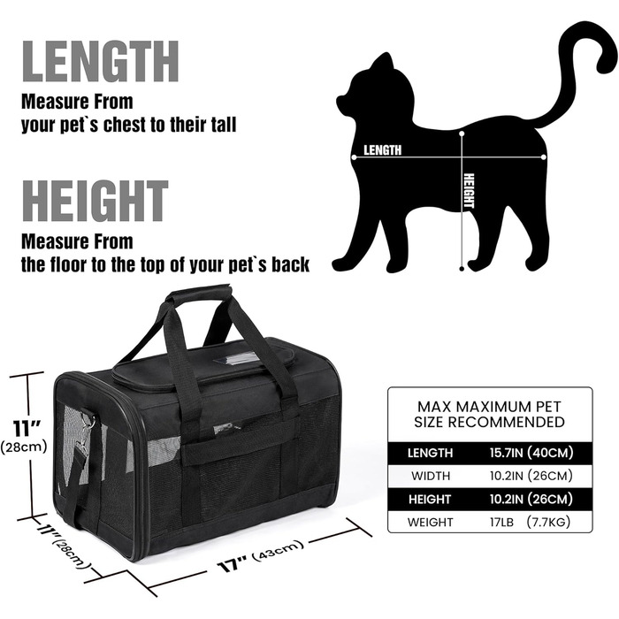 Транспортна переноска для собак та котів HITSLAM, складана, зелена (M)