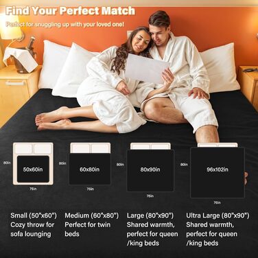 Водонепроникний плед для собак та котів, чорний, 203 x 152 см