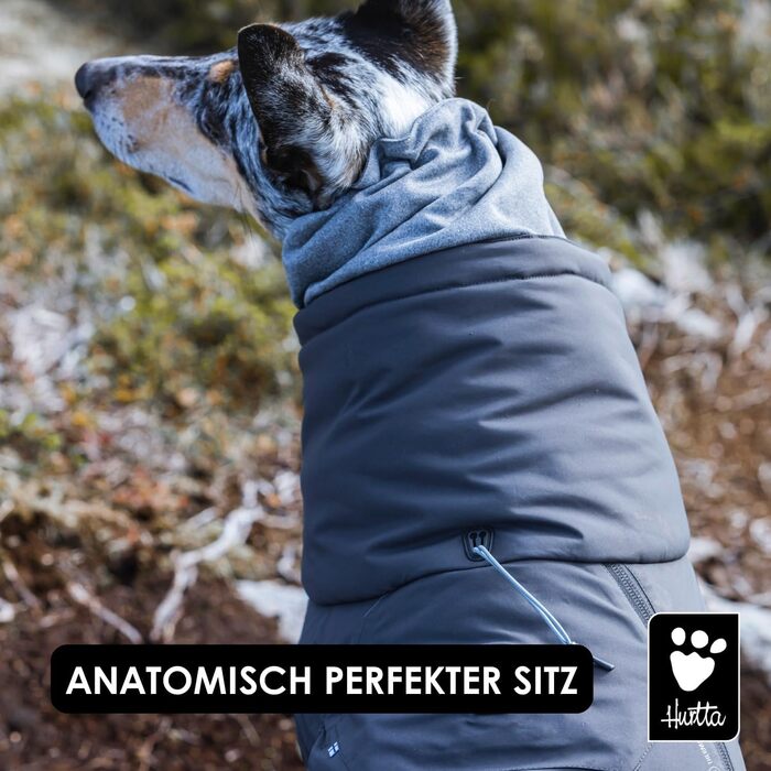 Hurtta Extreme Overall Winterjacke для собак (Blackberry, 25S) - тепла зимова куртка для собак