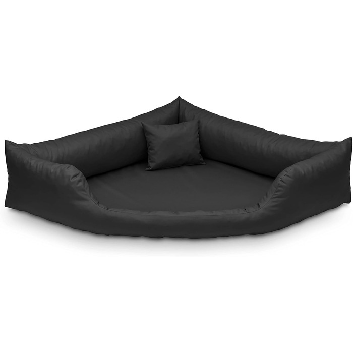Ортопедичне собаче ліжко Juelle Dakota M-XXL (145x105 см) з ортопедичним матрацом, знімний чохол, можна прати в машині