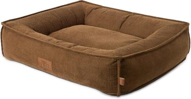 Крізьове ліжко для домашніх тварин Town & Country Luxe CuddleTown, розмір M, 68x57x17 см, кремовий колір