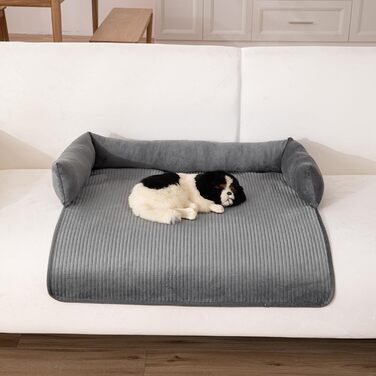 М'яке ліжко для собак Bangminda: килимок, ковдра, захист дивана. Чудово підходить для собак, 75 x 75 см, сірий колір.