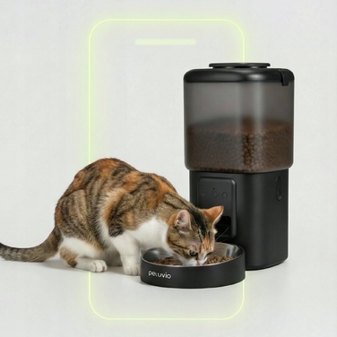 Автоматичний годувальник для котів та собак Peluvio Crispy з Wi-Fi, 4.5 л