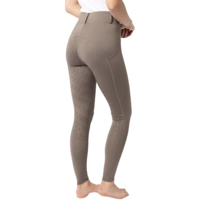 Легінси для верхової їзди HORZE Damen DEA, з повним сидінням та кишенею для телефону (32, Morel Brown)