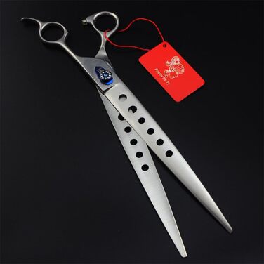 Професійна ножиця для грумінгу тварин 10 дюймів, з нержавіючої сталі, для собак та котів, з сумкою