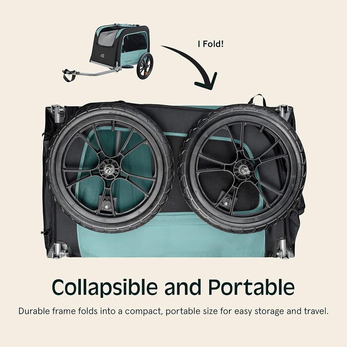 Retrospec Rover Hauler: Причіп для собак - Blue Ridge