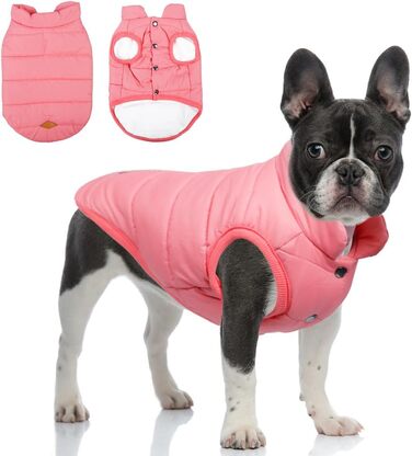 Тепла куртка для собак Meioro: зимовий пуховий жилет для французького бульдога, мопса та інших порід