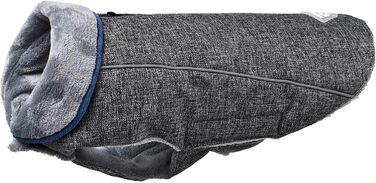 Ліжко для собак United Colors of Benetton, середнього розміру, сіре, 65 см, з поліестеру, ергономічне, для прання в машині