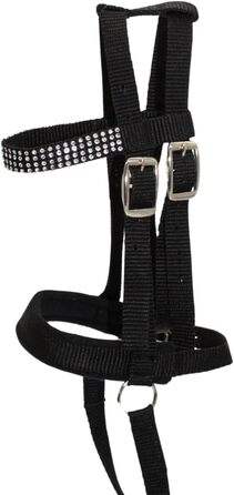 Сбруя 'Lotty' для іграшкових та дерев'яних коней PFIFF 103126, іграшкова тренса, універсальний розмір (чорний)