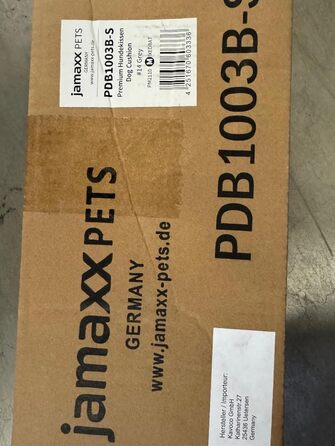 Jammaxx-Pets Преміум подушка для собак, ортопедична, 65x50 см (S), сіра