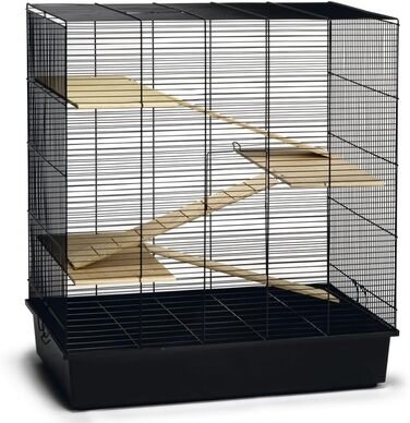 Клітка для гризунів Beeztees Scooby 70x40x78 см, чорна