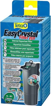 Tetra EasyCrystal фільтр для акваріумів 40-60 л, потужна механічна, біологічна та хімічна фільтрація, легке обслуговування, для чистої та здорової води
