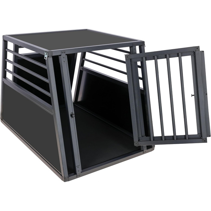 Kerbl Pet Транспортна переноска для собак Vacation, алюміній, 77x55x50 см, з антиковзним килимком, легке очищення