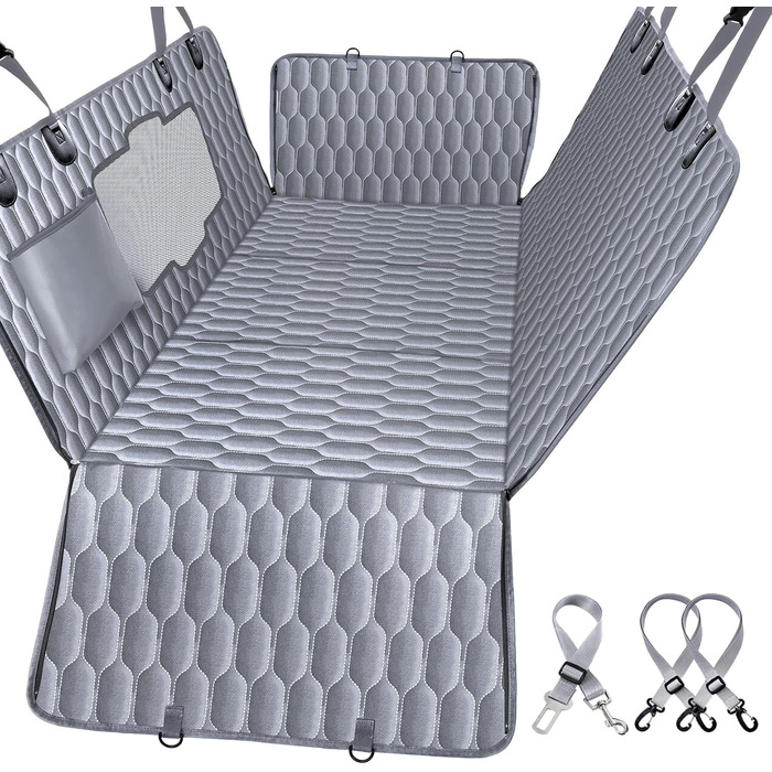 Підстилка для собак у машину, 180 кг, водонепроникна, з жорсткою основою, знімна, 600D, стійка до подряпин, неслизька, м'яка, для позашляховиків/автомобілів/позашляховиків середнього розміру