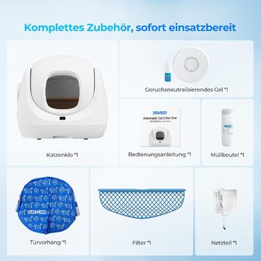 Автоматичний лоток для котів Baymax Catlink, самоочисний, моніторинг здоров'я, для котів 1.5-10 кг, для кількох котів