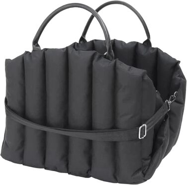 Автокрісло для собак, переноска для собак до 5 кг, неслизьке автокрісло для собак, стильне автокрісло для собак (сірий)