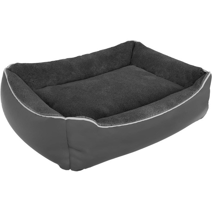 Ліжко для собак та котів Sogni E Capricci, 48x42x16 см, сірий колір, NUVOLA