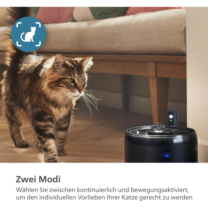 Фонтанчик для котів Philips Pet Series PAW3210/02: Інтелектуальний, з захистом від протікання, датчиком рівня води та тихим режимом