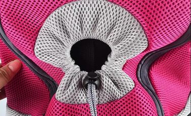 Складаний рюкзак для собак, котів, для подорожей, переноска для маленьких тварин (S, чорний)