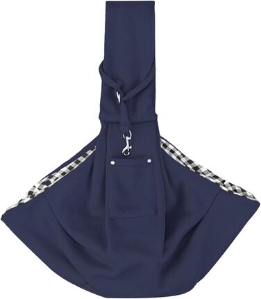 Сумка-переноска для собак Quorvex Sling - зручна переноска для тварин | Ідеальна для цуценят, кошенят та маленьких собак, для подорожей, прогулянок та покупок (блакитна)