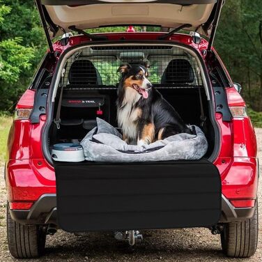 Захист для багажника автомобіля від бруду та подряпин для собак, 80x64 см, чорний. Водонепроникний, стійкий до розривів та подряпин. Килимок для транспортування собак та багажу в авто.