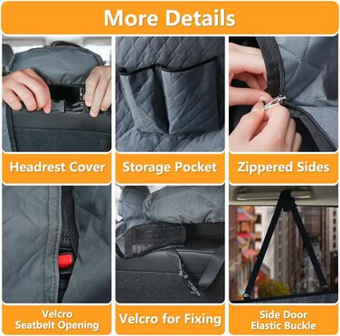Захисний чохол на сидіння автомобіля для собак, Tesla Model Y 2020-2024, штучна шкіра, водовідштовхувальний, стійкий до подряпин, для заднього сидіння, килимок для тварин, автомобільна гамак з сіткою