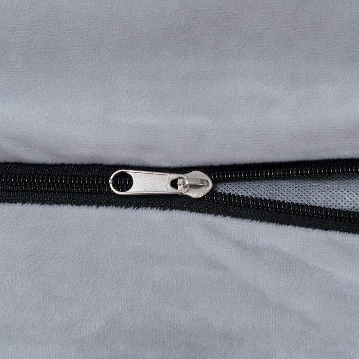 Крісло-ліжко для собак Buddy, середніх порід, сіре, 85x70 см, знімний чохол