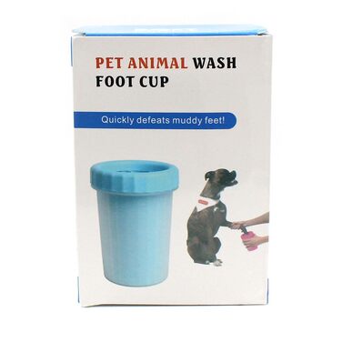 Силіконовий очищувач лап для собак, щітка для миття лап, видалення бруду та сміття, для великих собак, 1 шт.