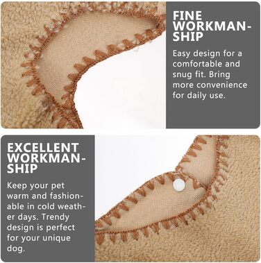 Зручна собача жилетка для маленьких та середніх собак. Тепла жилетка для домашніх тварин з бавовняної суміші, однотонна, з простим дизайном. Зимовий одяг та фотореквізит.