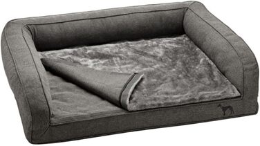 Ортопедичний собачий диван HUNTER Livingston антрацит, розмір L