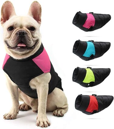 Водонепроникний зимовий пуховик для собак, теплий дощовик для маленьких та середніх собак (Рожевий, 5XL)