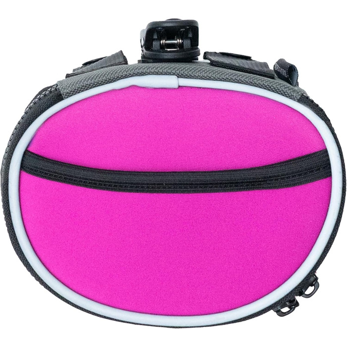 Сумка для ласощів Quickdraw для собак – сумка для дресирування з тримачем клікера та диспенсером для пакетів – зручна сумка для ласощів для собак – міцна, світловідбиваюча, рожева