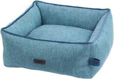 Ліжко для кота Nobby Linou, кутовий, блакитний, 45 x 40 x 18 см