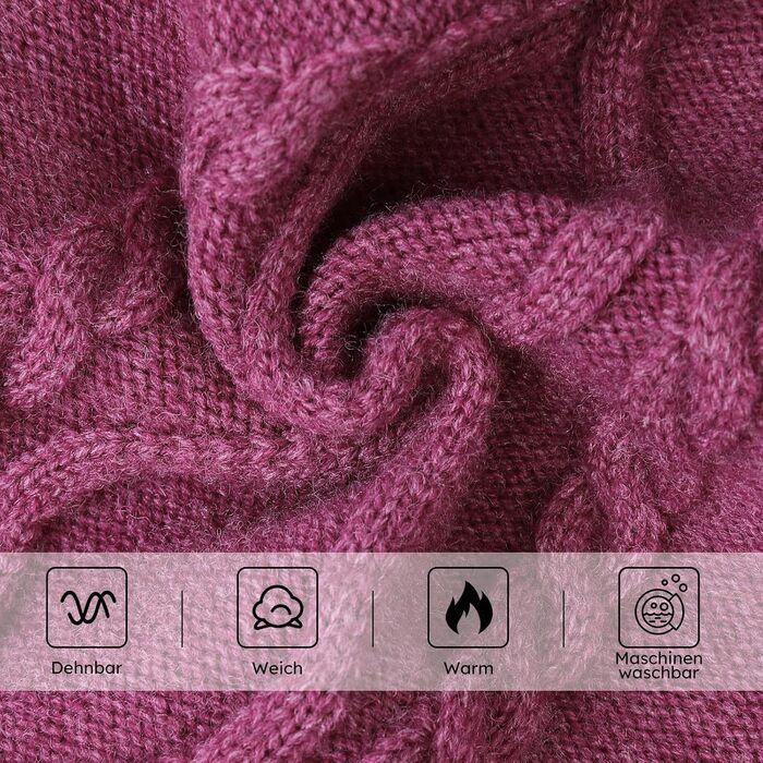 Світер для собак Queenore: теплий, стильний, з в'язаним візерунком для дрібних порід (такса, французький бульдог, чихуахуа, коргі, коти). Розмір S, колір слива.