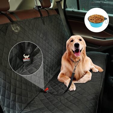 Захист для багажника авто URAQT для собак, 142 x 130 см, водонепроникний, з кріпленням для собаки та мискою