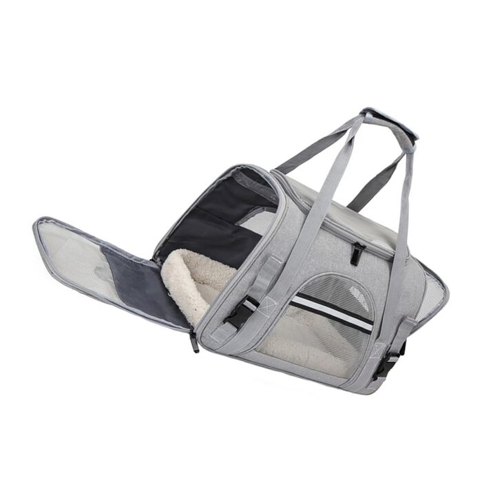 Рюкзак-переноска для тварин JOINPAYA: дихаючий матеріал, сітчасте вікно, регульований ремінь, універсальна сумка для собак та котів на подорожі, кемпінг та прогулянки